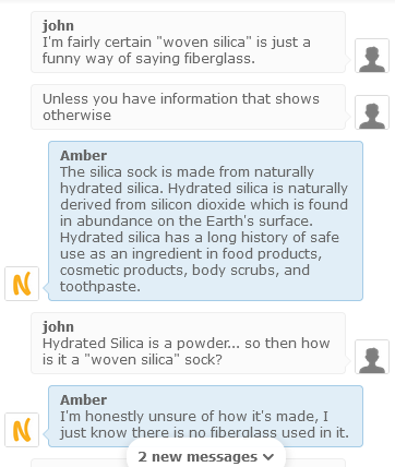 Does Nolah Use Fiberglass Chat