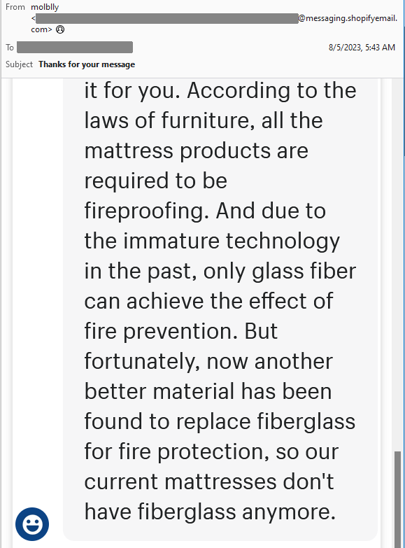 Molblly Admits Fiberglass 2023