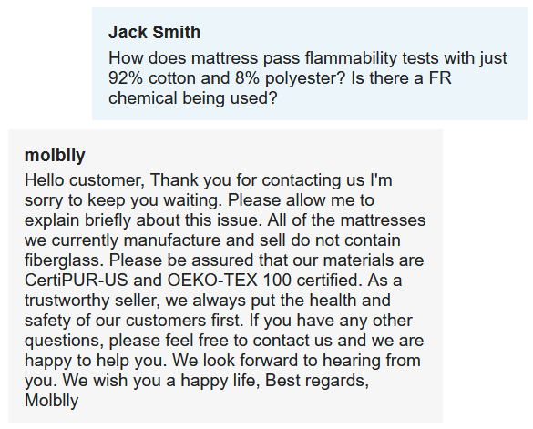 Molblly Hides Flame Retardant Material