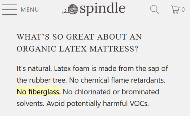 Spindle Organic No Fiberglass Spindle Organic No Fiberglass